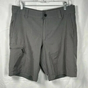 Magellan outdoors fishing short mens size 32 gray lightweight water resistant